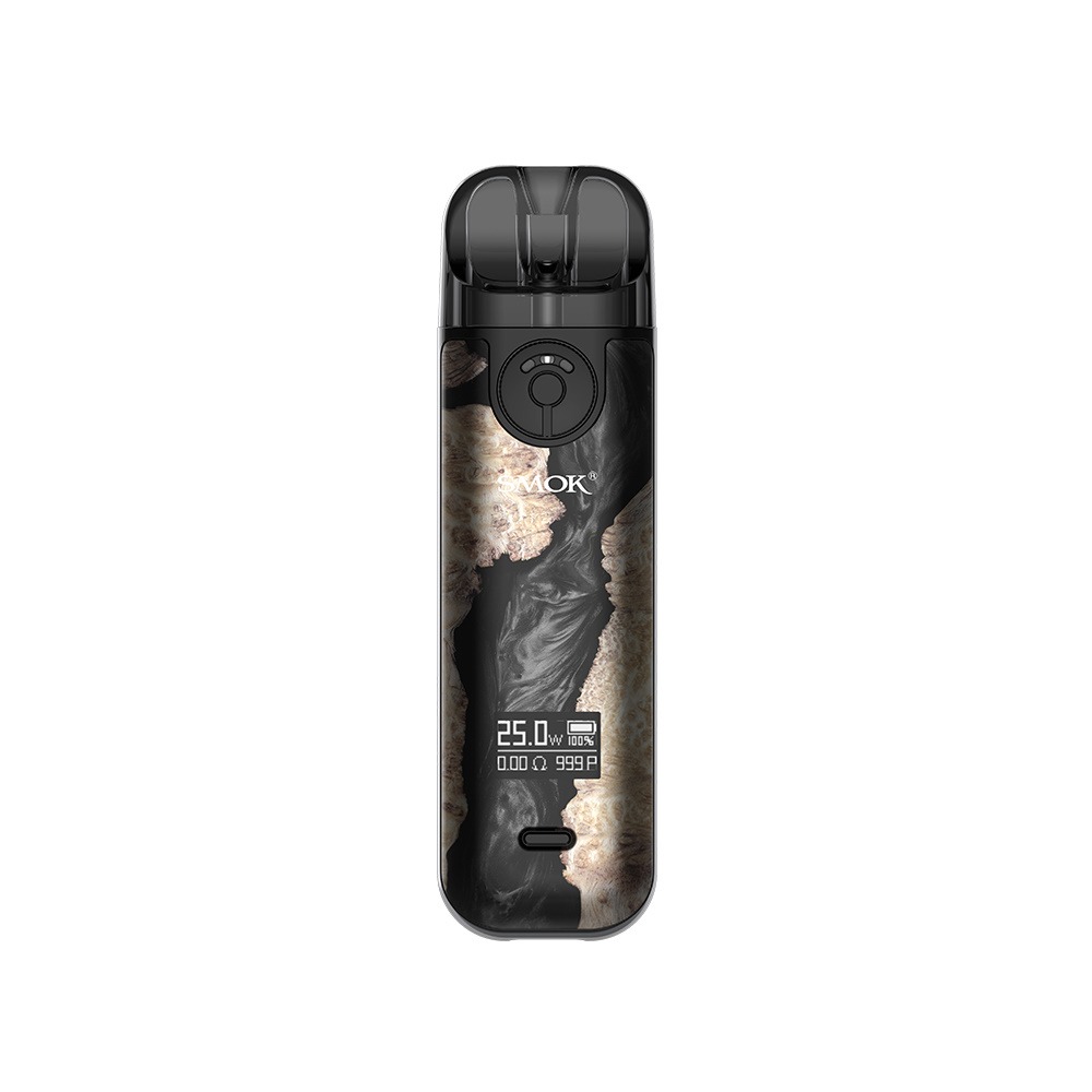 фото Smok novo 4 pod kit 25w, black stabilizing wood