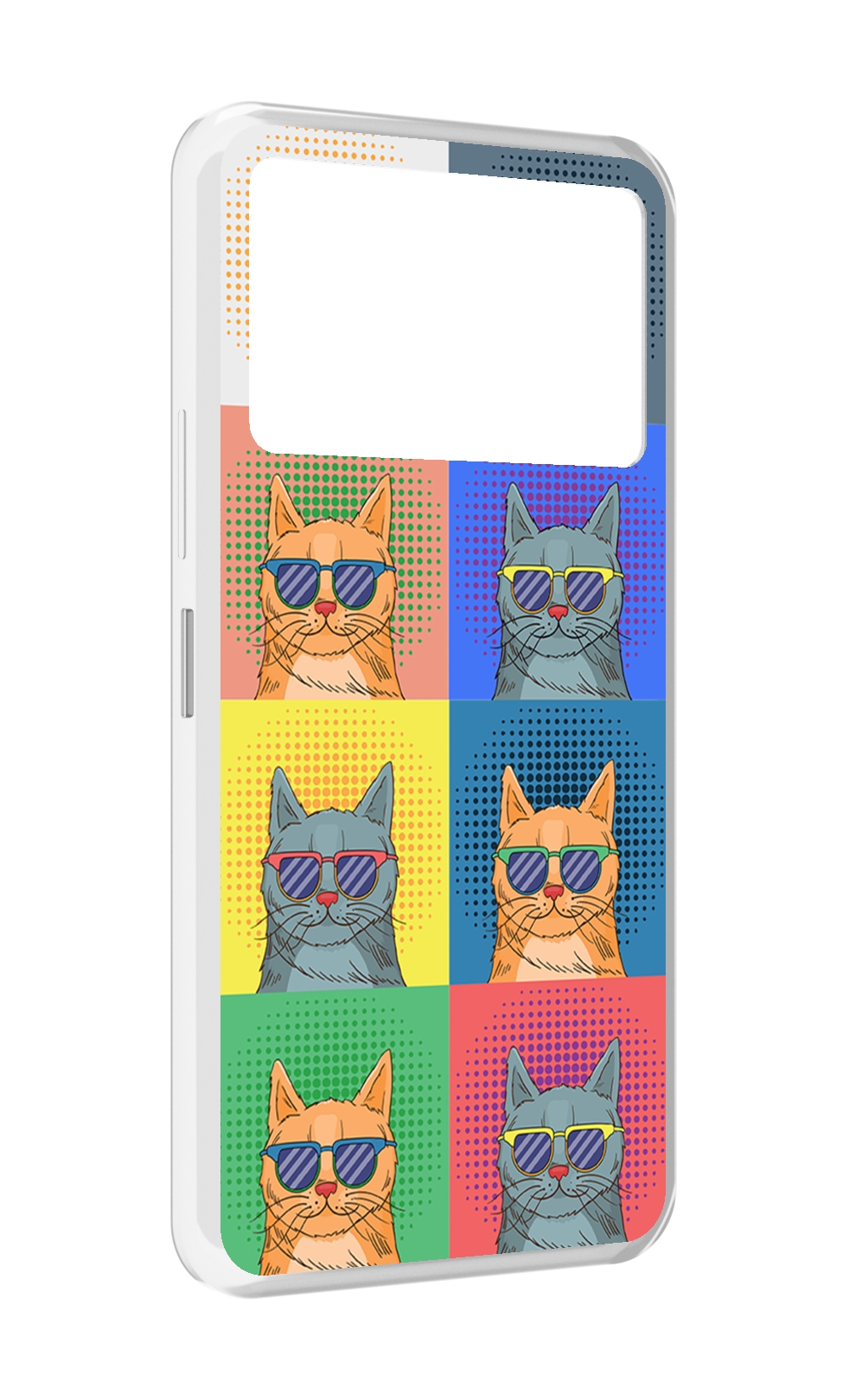 

Чехол MyPads разноцветные-коты для Infinix NOTE 12 VIP (X672), Прозрачный, Tocco