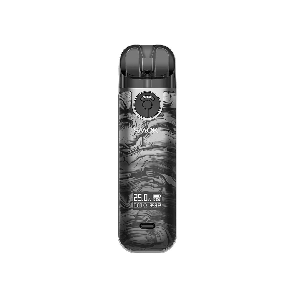 фото Smok novo 4 pod kit 25w, fluid black grey