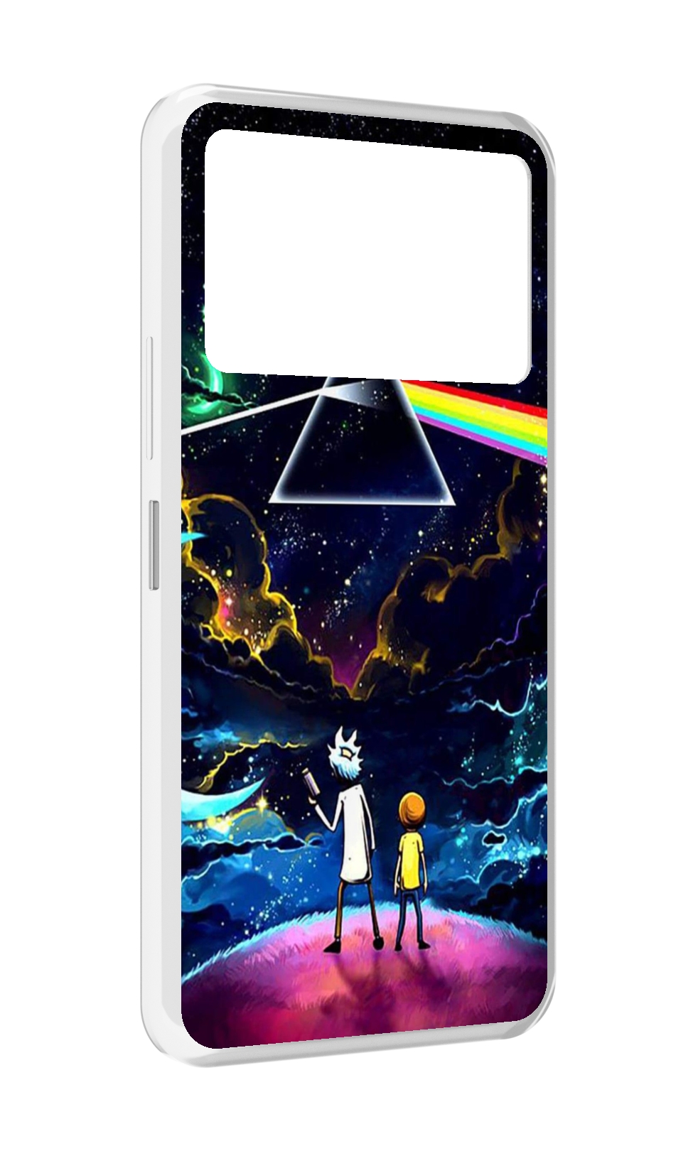 

Чехол MyPads рик и морти в космосе для Infinix NOTE 12 VIP (X672), Прозрачный, Tocco
