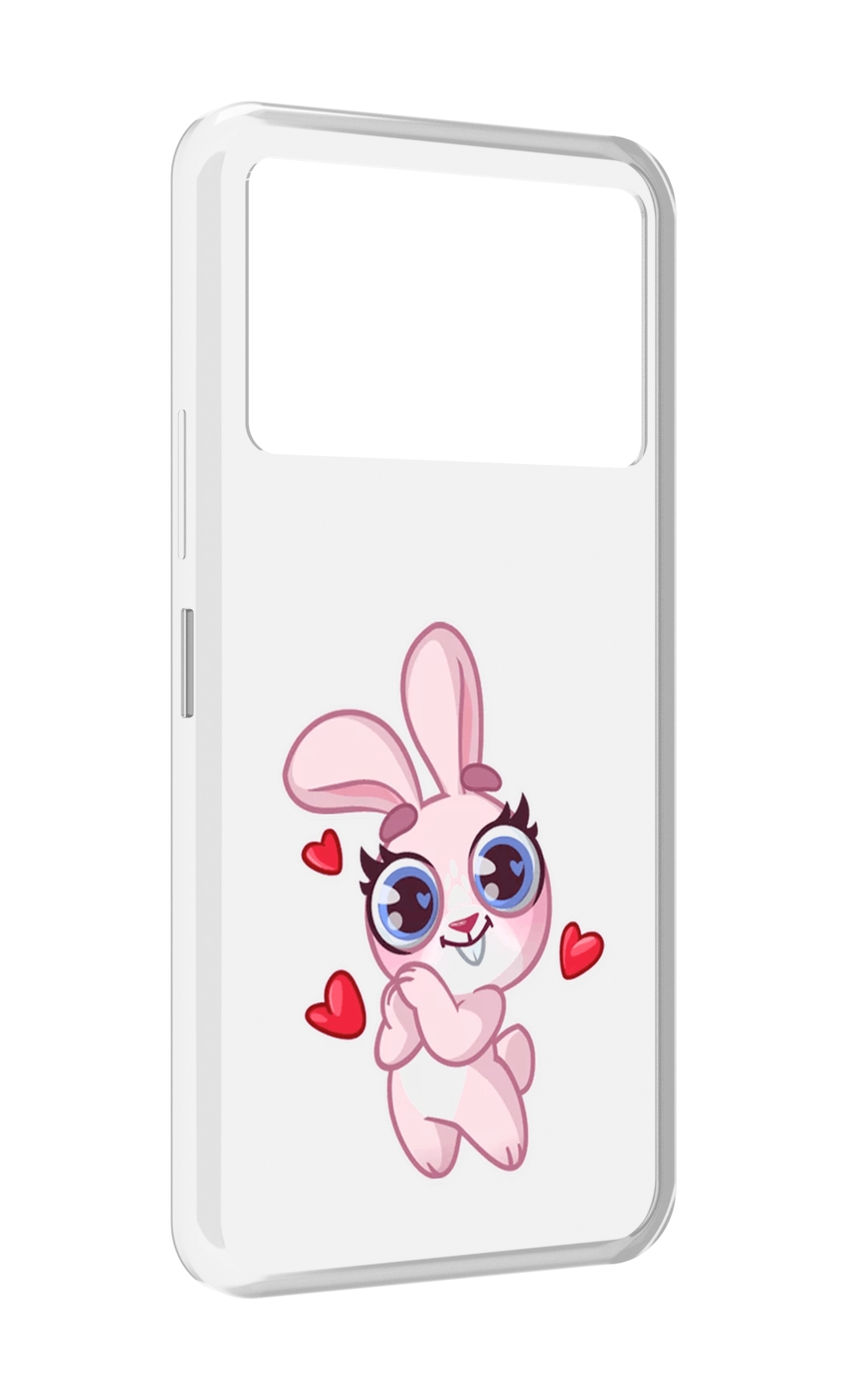 

Чехол MyPads розовый-зайченок для Infinix NOTE 12 VIP (X672), Прозрачный, Tocco