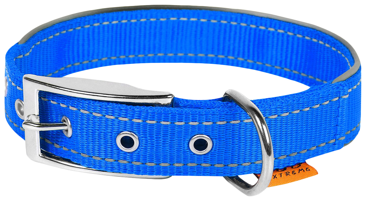 

Ошейник для собак Collar Dog Extreme нейлоновый двойной, синий, 40 мм 46-58 см