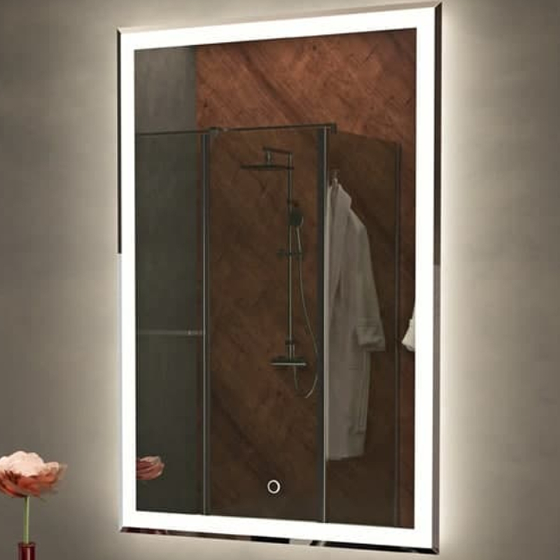 

Зеркало Azario Minio 600х800 влагостойкое c подсветкой и диммером (CS00066631), Белый, Minio