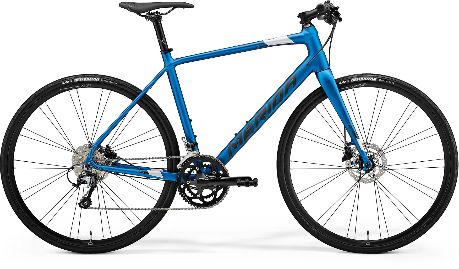 фото Велосипед merida speeder 300 ml(54cm) silkblue/darksilver (2021)