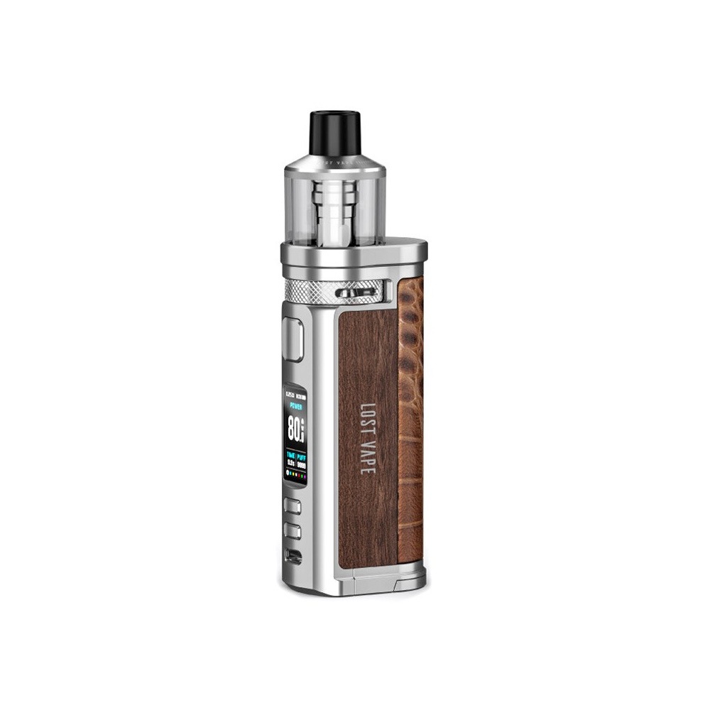 

Lost Vape Centaurus Q80 Pod Mod Kit 80W, SS & Walnut Wood