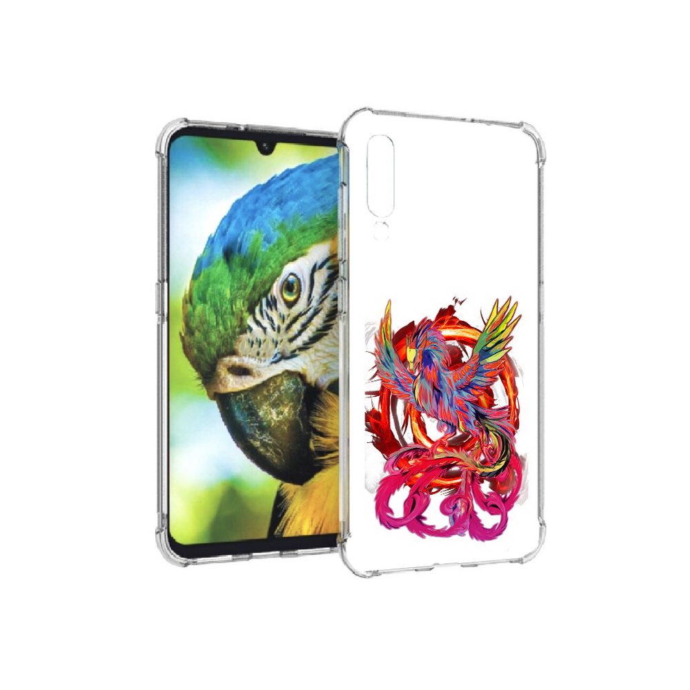 Чехол MyPads Tocco для Xiaomi Mi 9 красочный феникс (PT126035.255.414)