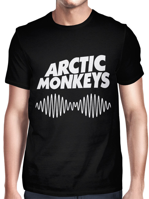 

Футболка мужская Design Heroes Arctic Monkeys черная S, Черный, Arctic Monkeys
