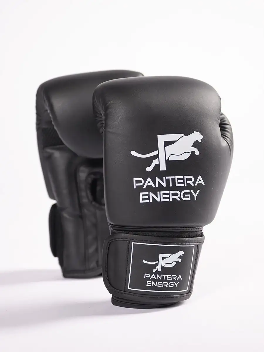 Боксерские Перчатки Panther Energy Classic Black 8 Унций