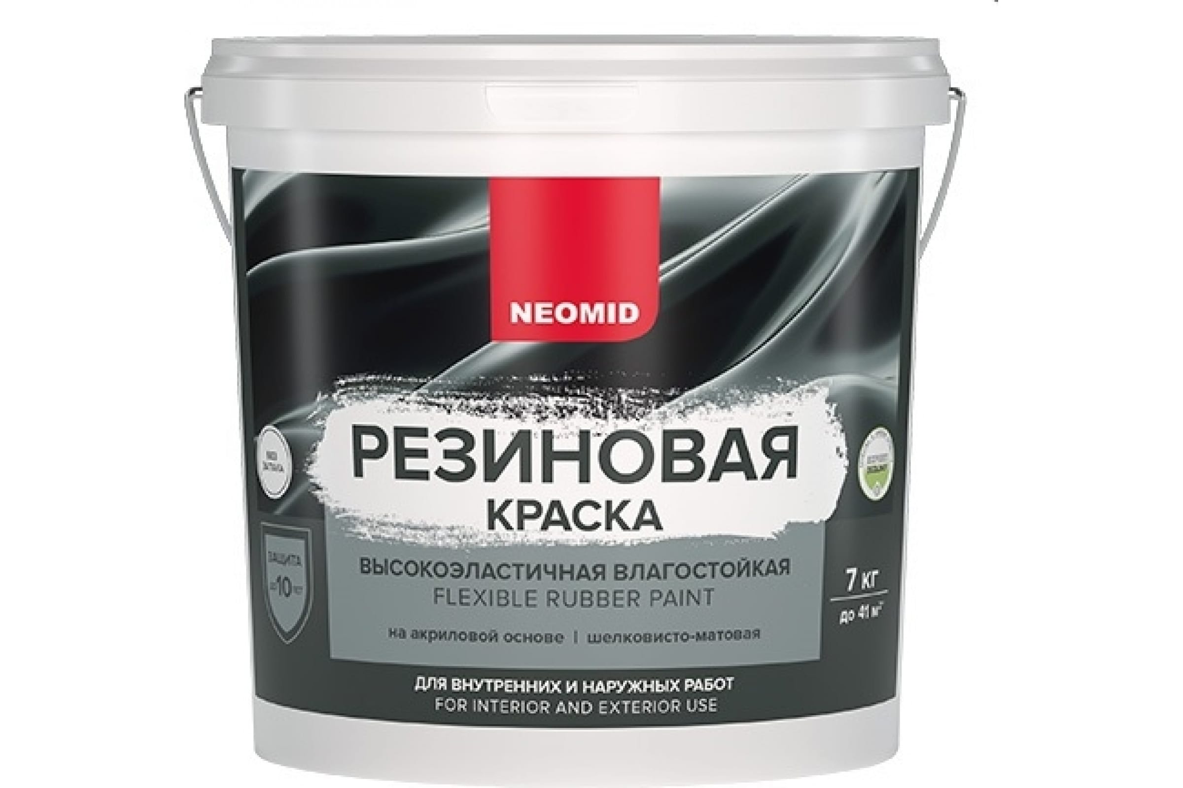 

Neomid Краска резиновая Розовый 7 кг Н-КраскаРез-7-Роз