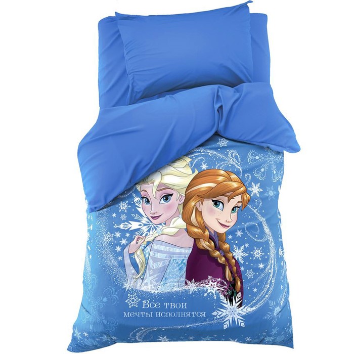 фото Disney постельное бельё 1.5 сп "холодное сердце: принцессы" 143х215 см, 150х214 см, 50х70