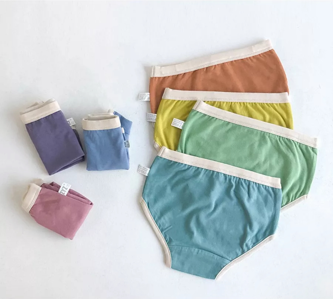 Трусы детские ZYZ B002, желтый, зеленый, оранжевый, 104