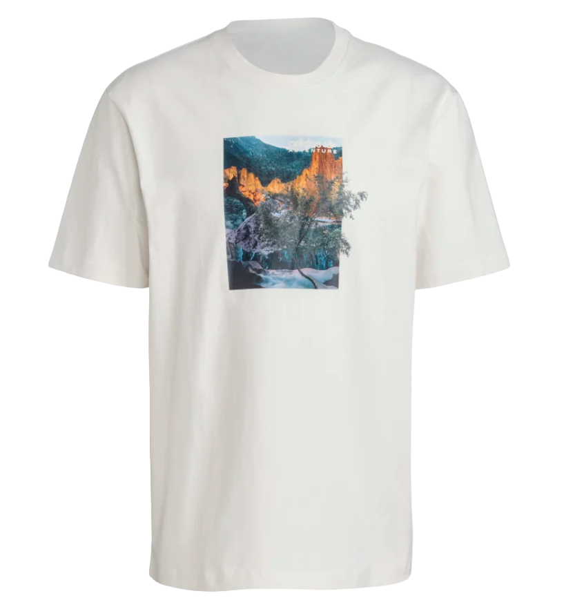 

Футболка мужская Adidas Adventure Landscape H09065 белая 48, Белый, Adventure Landscape
