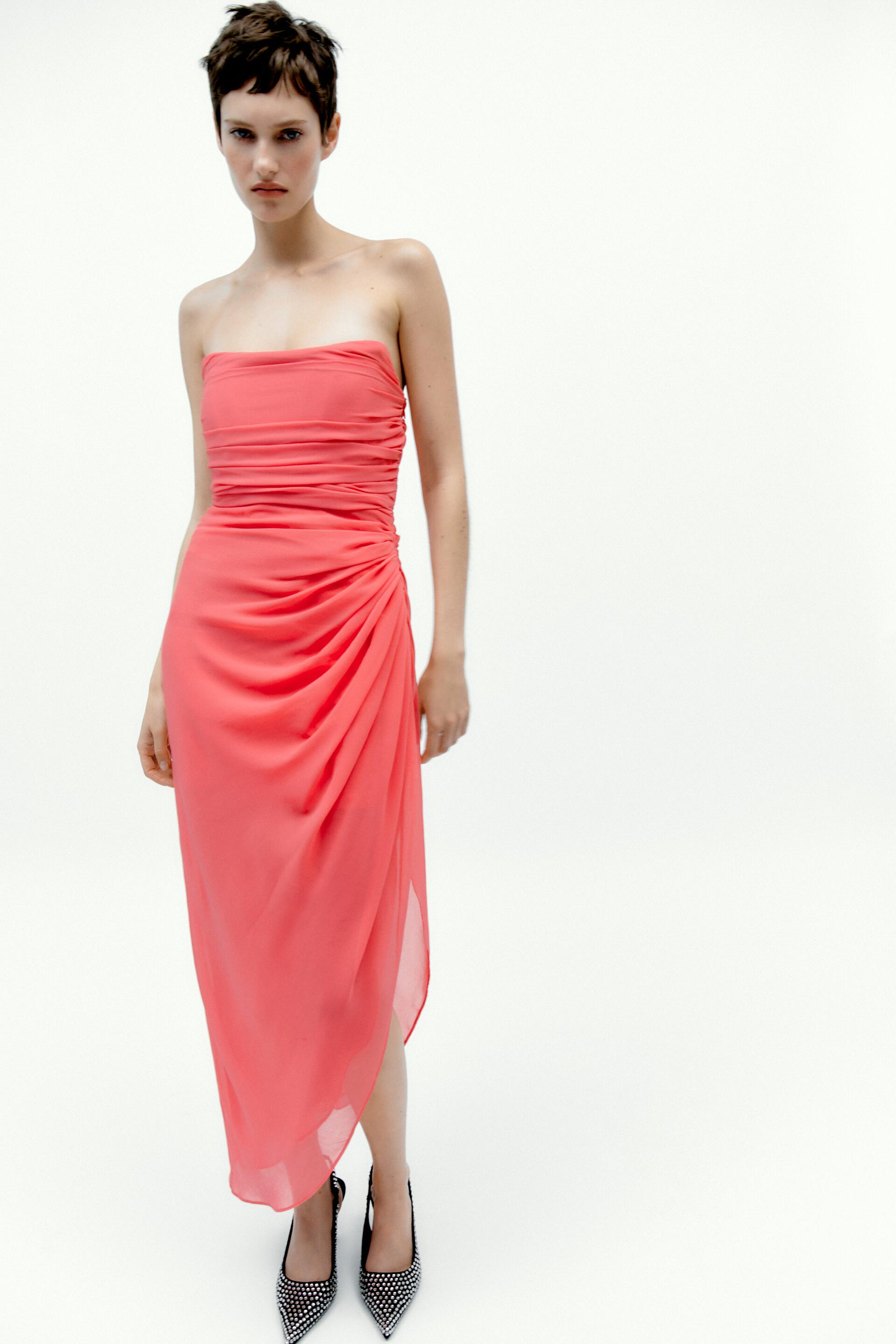 

Платье женское ZARA 08662742 красное XL (доставка из-за рубежа), 08662742