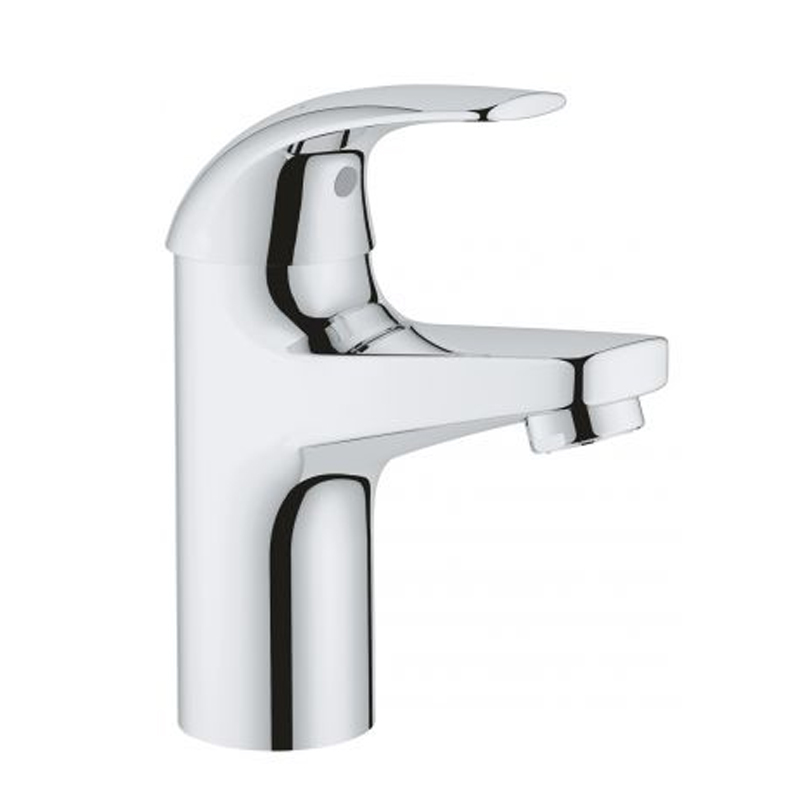 фото Смеситель для раковины grohe baucurve без донного клапана (32848000)