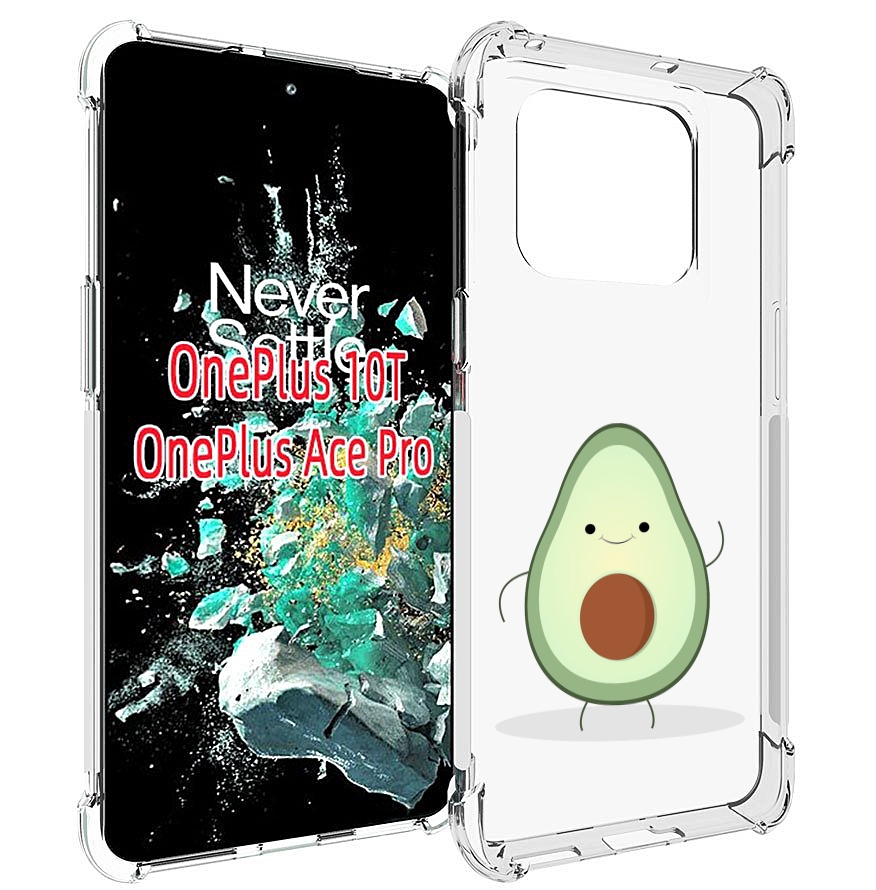 

Чехол MyPads Авокадик для OnePlus 10T, Прозрачный, Tocco