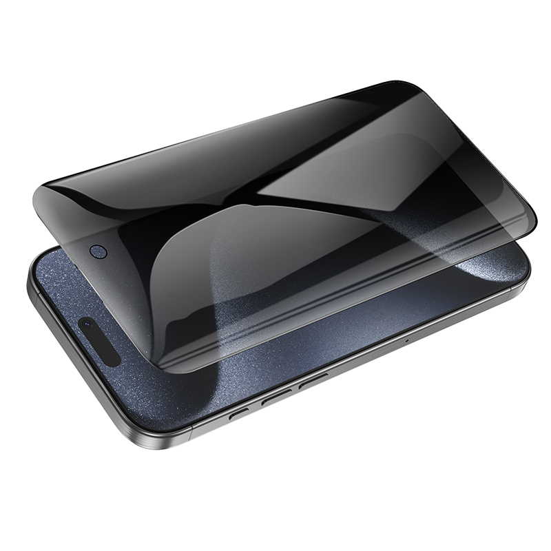 

Защитное стекло для iPhone 16 Pro, G15, Hoco, черное