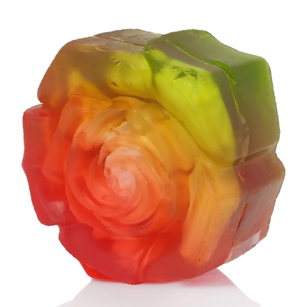 фото Мыло aroma home&spa therapy juicy watermelon, розочка, 120 г