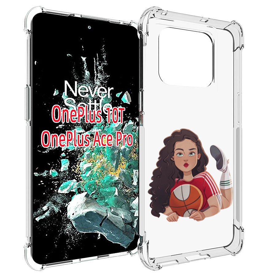

Чехол MyPads Баскетболитска-в-гольфах женский для OnePlus 10T, Прозрачный, Tocco