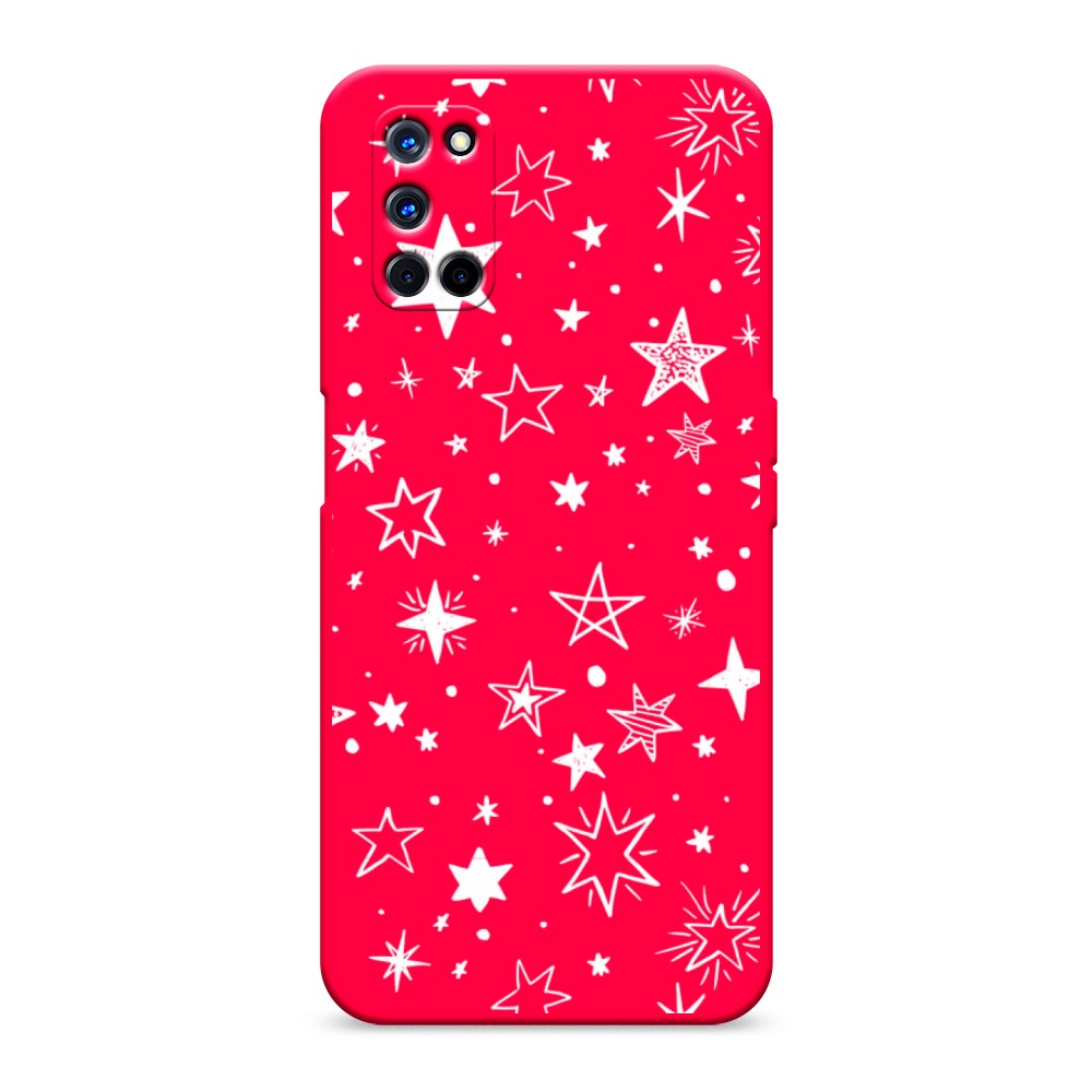 

Чехол Awog на Oppo A52/A72 "Звездочки графика белая", Разноцветный, 253153-1