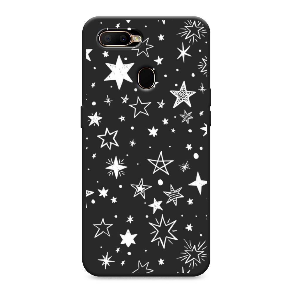 

Чехол Awog на Oppo A5s "Звездочки графика белая", Разноцветный, 252352-1