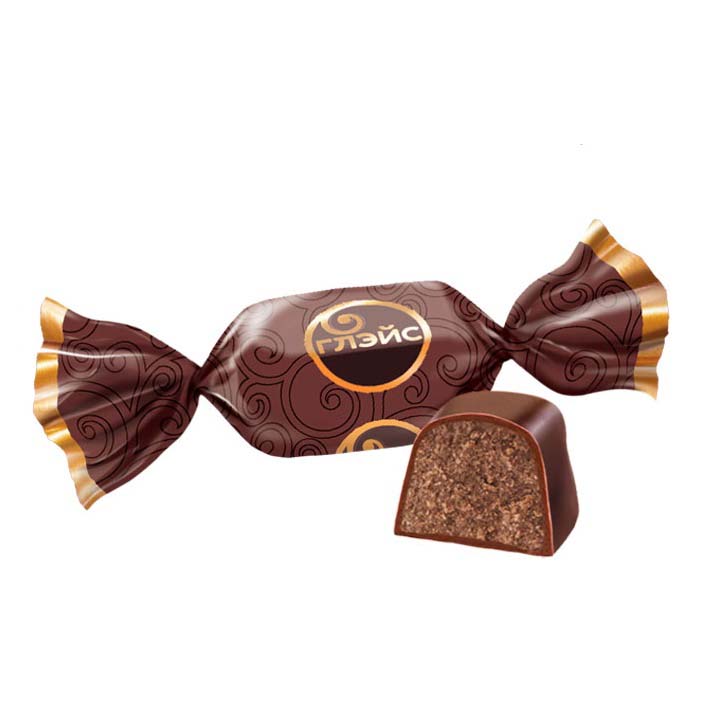 

Шоколадные конфеты KDV Глэйс с шоколадным вкусом +-500 г