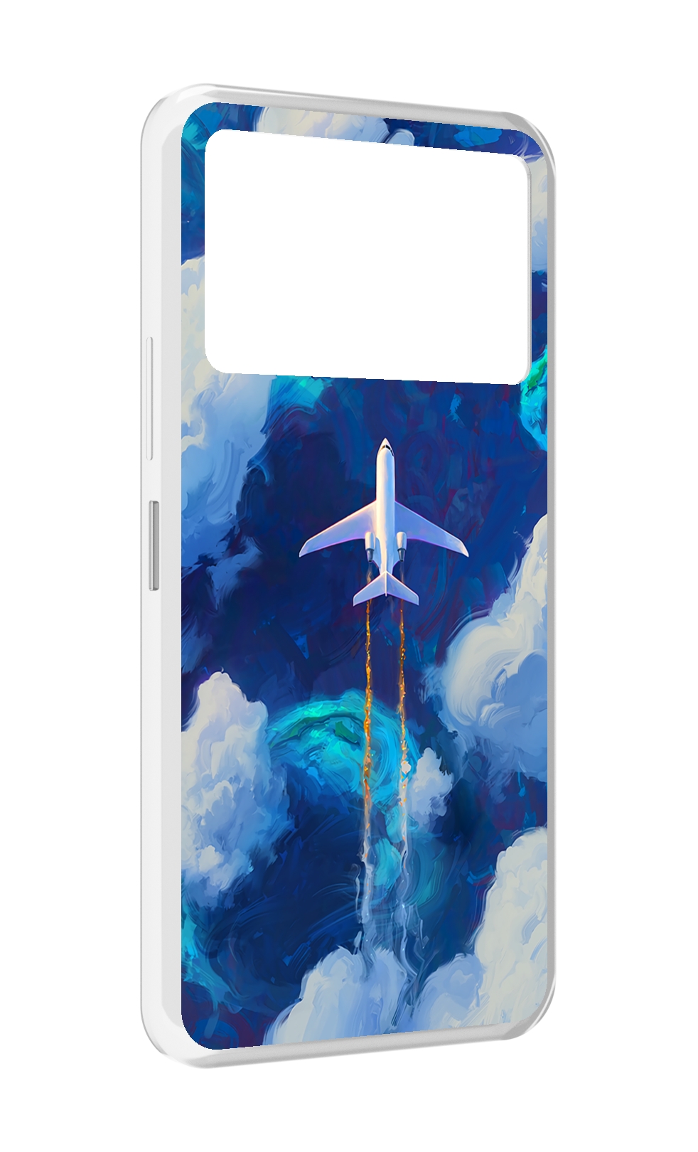 

Чехол MyPads самолет-в-небе-рисунок для Infinix NOTE 12 VIP (X672), Прозрачный, Tocco