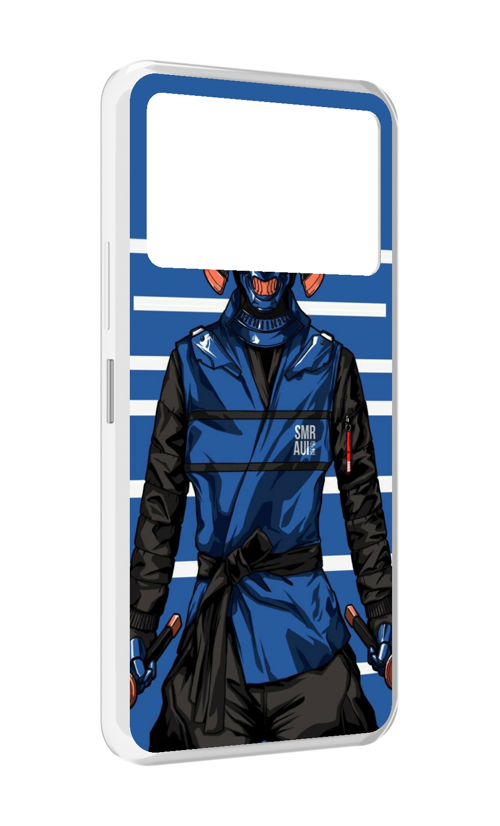 

Чехол MyPads самурай в синей форме для Infinix NOTE 12 VIP (X672), Прозрачный, Tocco