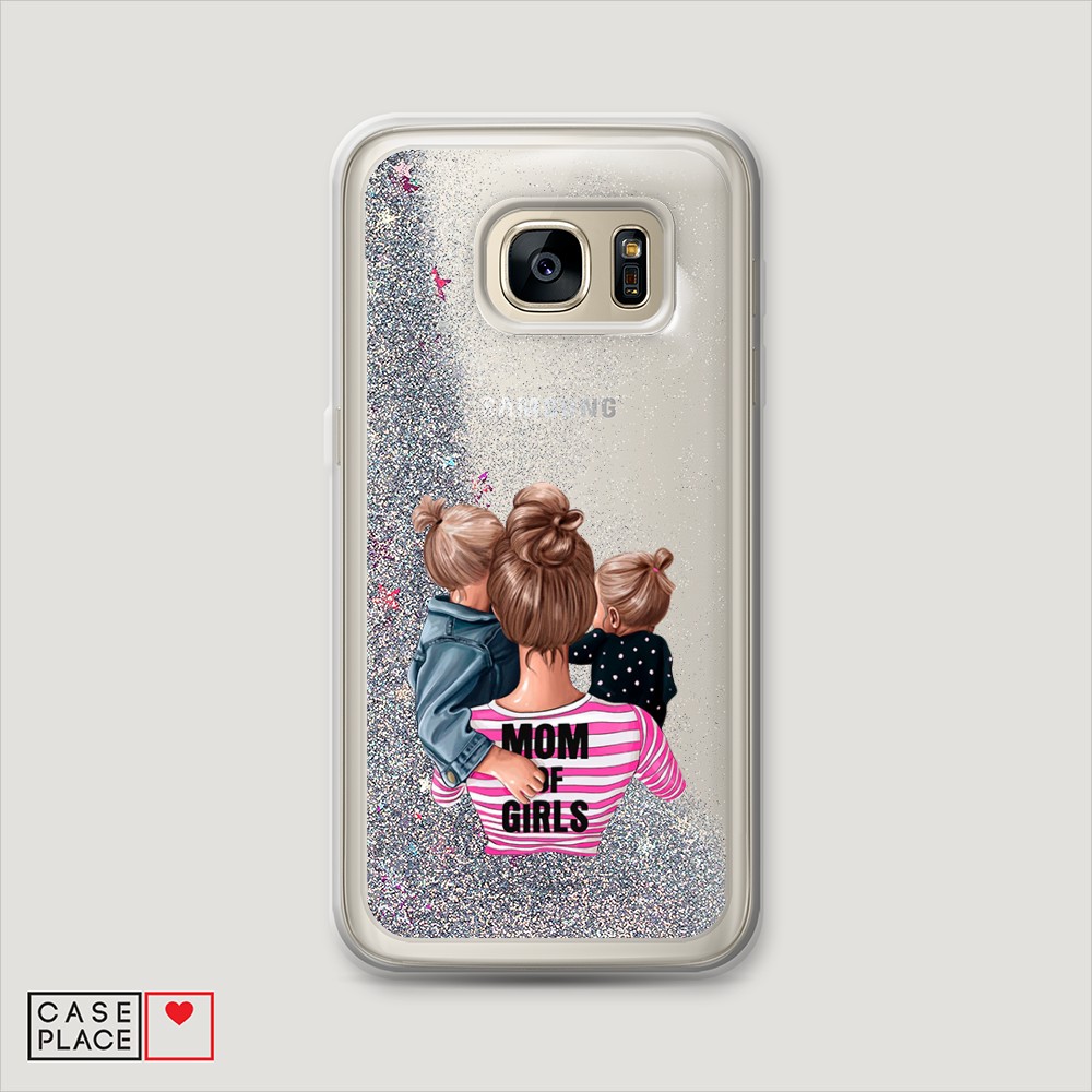 

Чехол Awog на Samsung Galaxy S7 Edge "Mom of Girls", Разноцветный, 24691-1