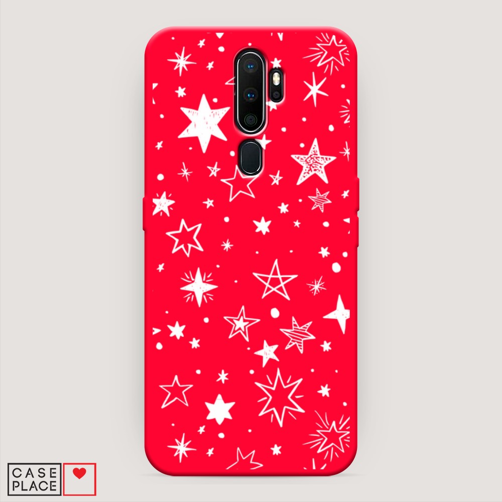 

Чехол Awog на Oppo A5/A9 2020 "Звездочки графика белая", Разноцветный, 251953-1