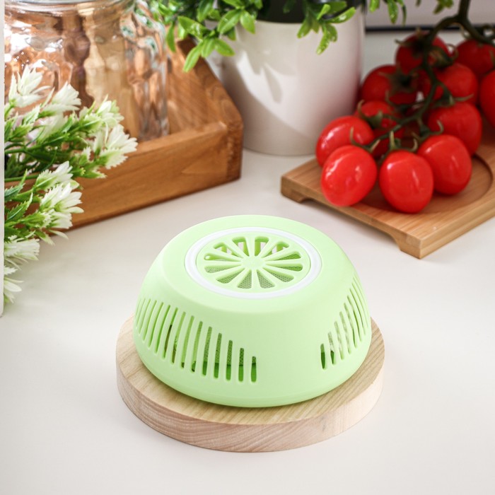 Поглотитель запаха, зеленый, 50 г поглотитель запаха для холодильника 10 5×4 см микс