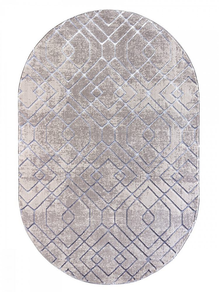 фото Ковер ambiance 4303a овал серый 3,5х2,5м. sofia rugs