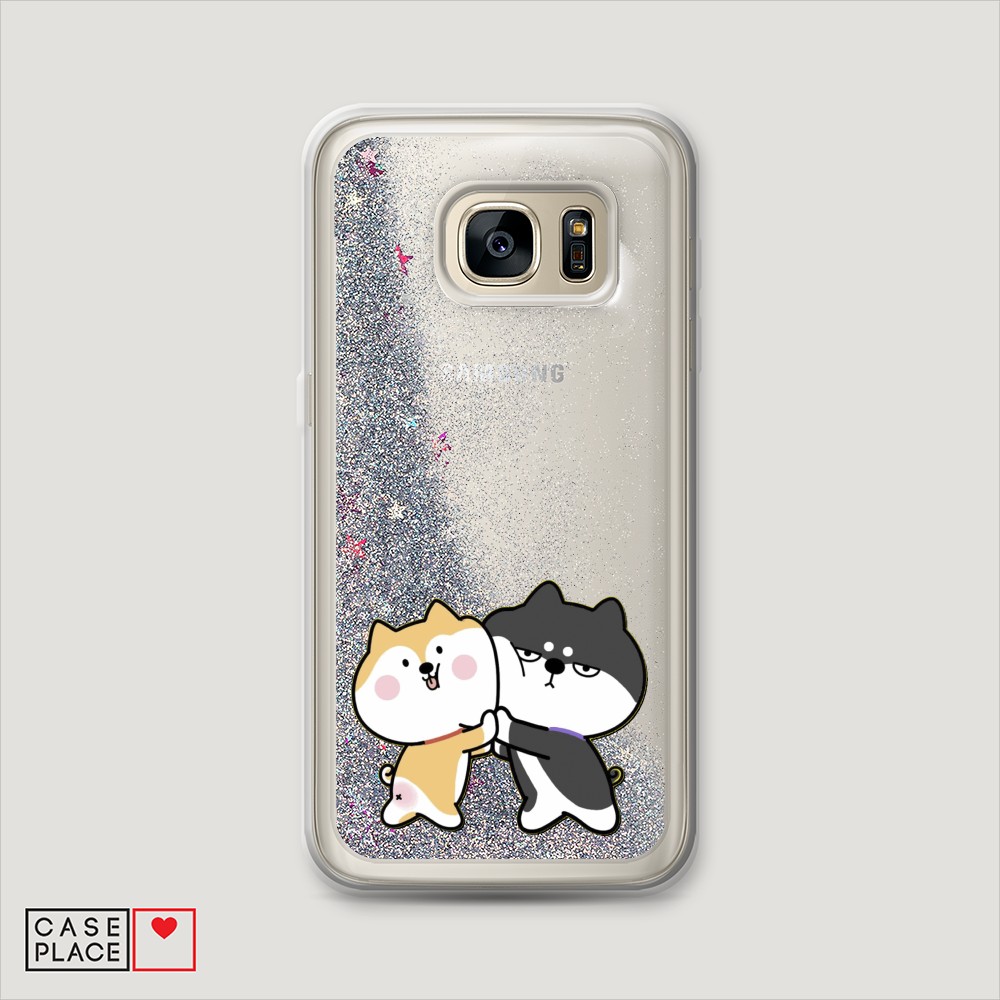 

Чехол Awog на Samsung Galaxy S7 Edge "Обнимашки акита", Разноцветный, 24691-1