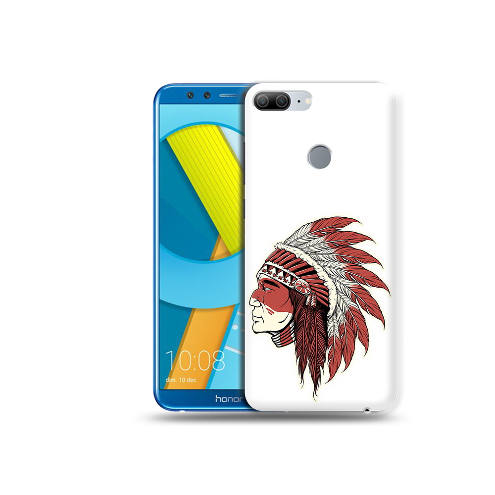 

Чехол MyPads Tocco для Huawei Honor 9 Lite красный индеец (PT117118.56.411), Прозрачный, Tocco