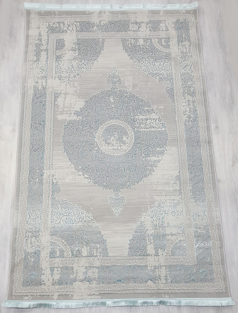 

Ковер AMBIANCE 4334A прямой голубой 1,5х0,8м. Sofia Rugs, Ковер AMBIANCE 4334A прямой