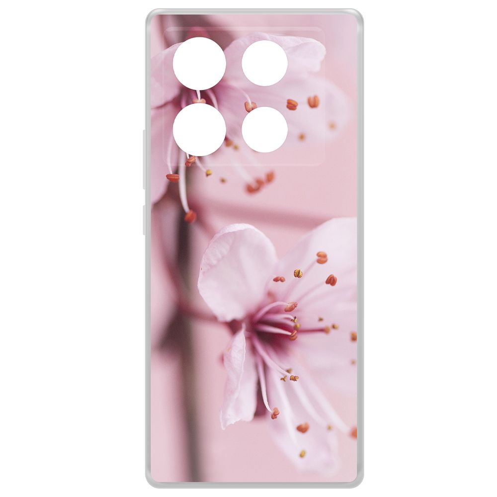 

Чехол-накладка Krutoff Clear Case Весна для INFINIX Note 40 Pro, Прозрачный