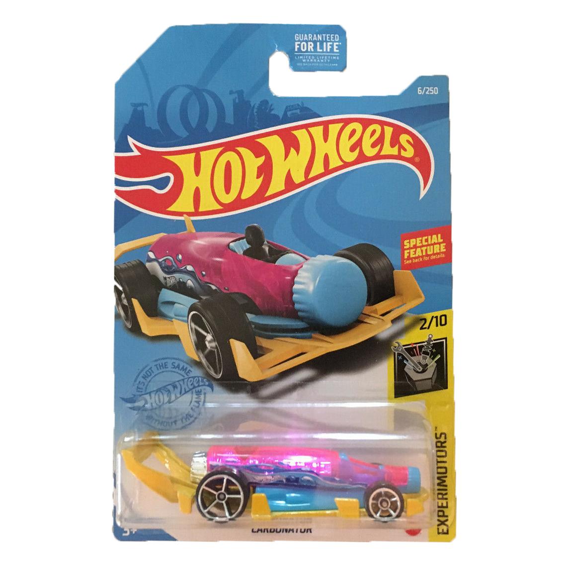 

Игрушечная машинка Hot Wheels Базовая машинка Carbonator, розово-голубая C4982/GTC18