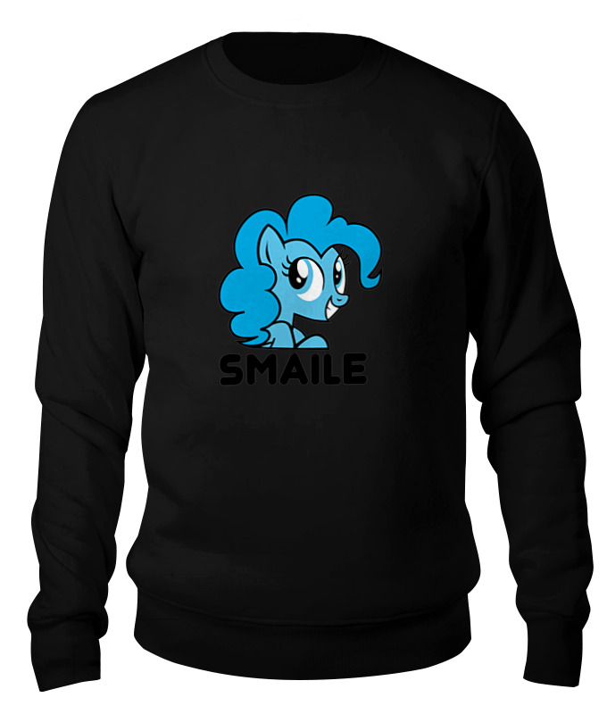 

Свитшот унисекс Printio Smaile черный M, Smaile
