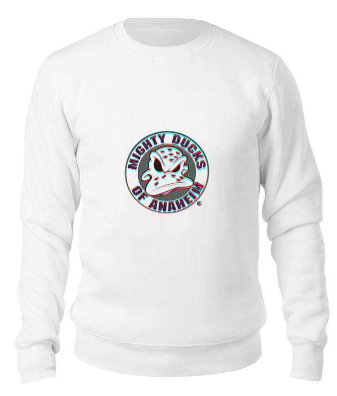 

Свитшот унисекс Printio Anaheim ducks белый M, Anaheim ducks