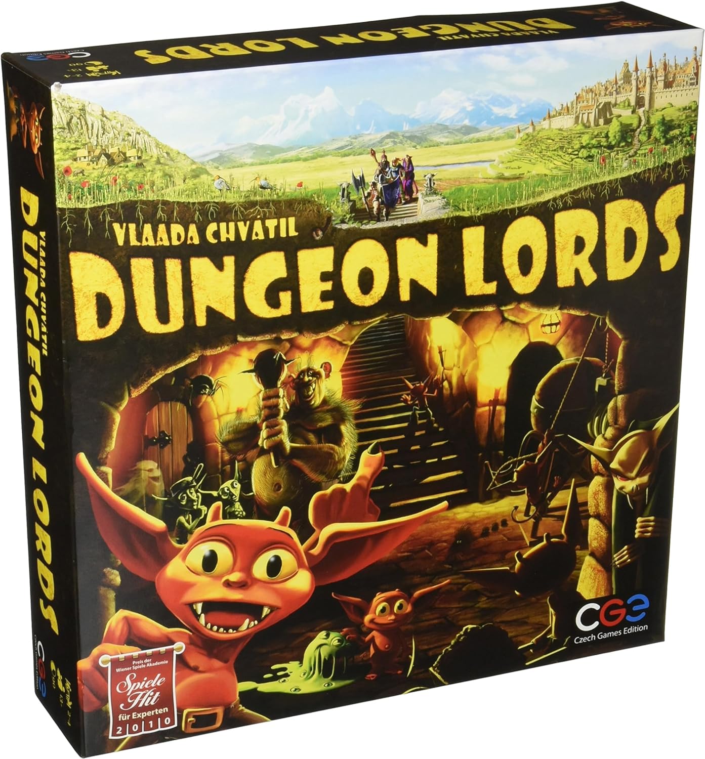 Настольная игра Czech Games Edition CGE Dungeon Lords Лорды Подземелий