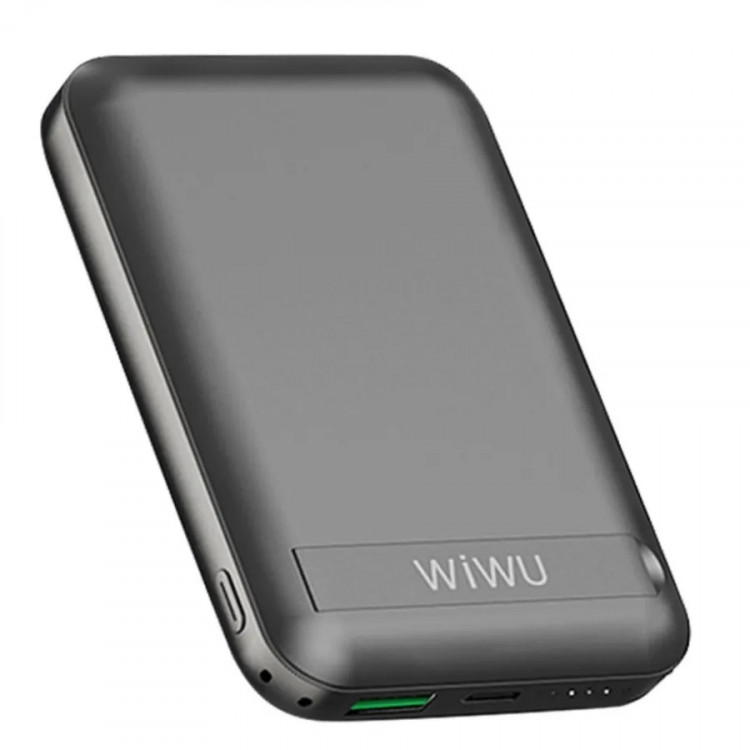 Внешний аккумулятор WiWU Snap Cube Magnetic Wireless Charger Power Bank 10000mAh SC1000WHTB