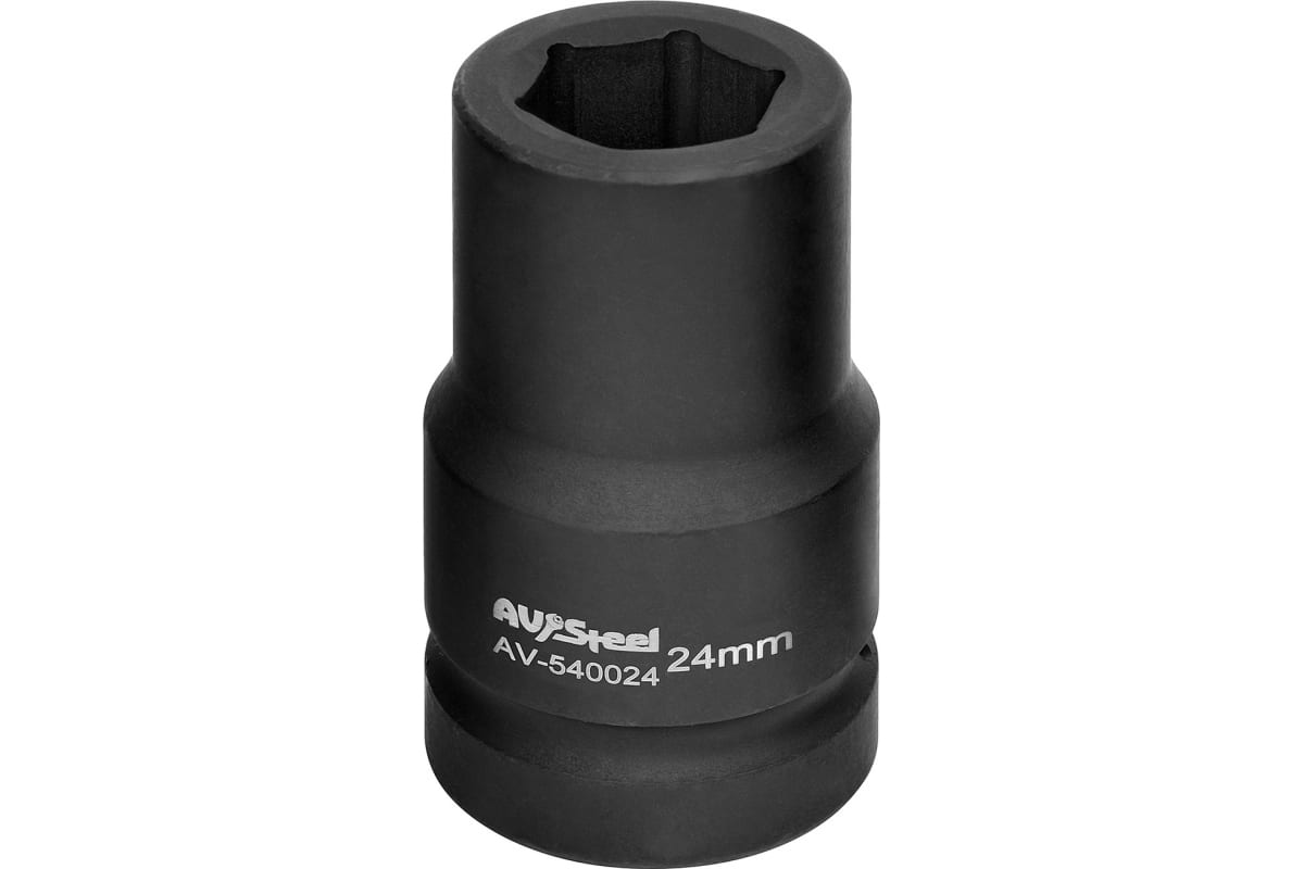 

Головка торцевая 1" шестигранная 24мм "AV Steel", AV-540024