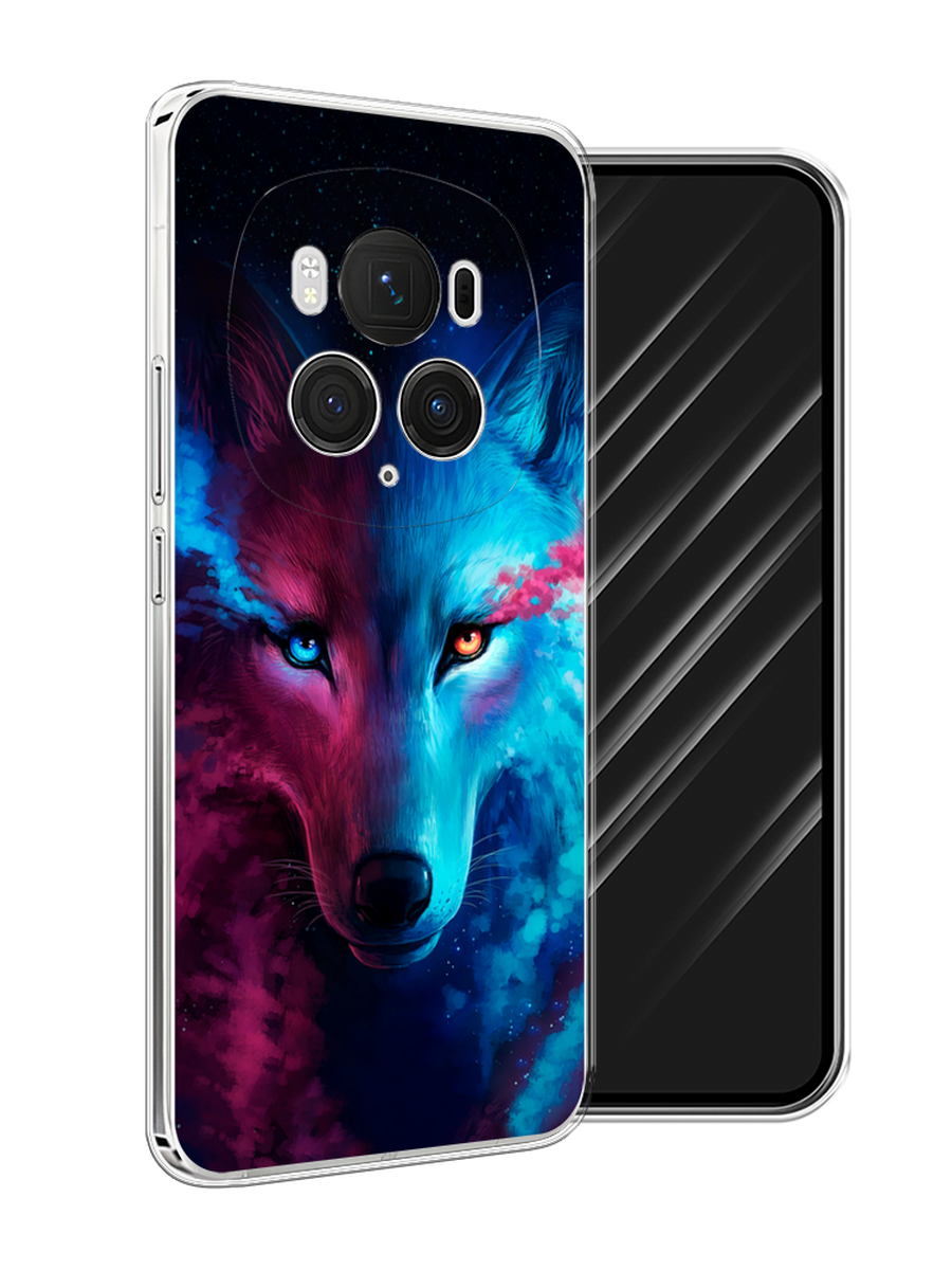 

Чехол Awog на Honor Magic 6 Pro "Волшебный волк", Голубой;розовый, 6123750-1