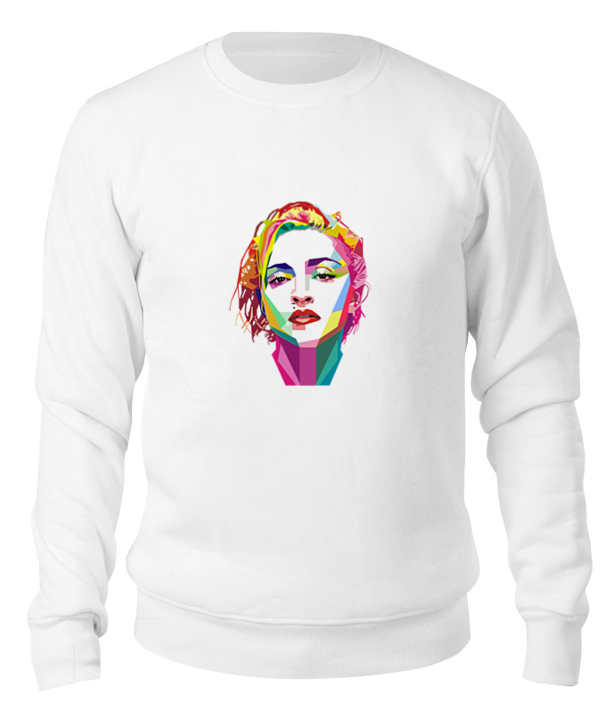 

Свитшот унисекс Printio Мадонна (madonna) белый M, Мадонна (madonna)