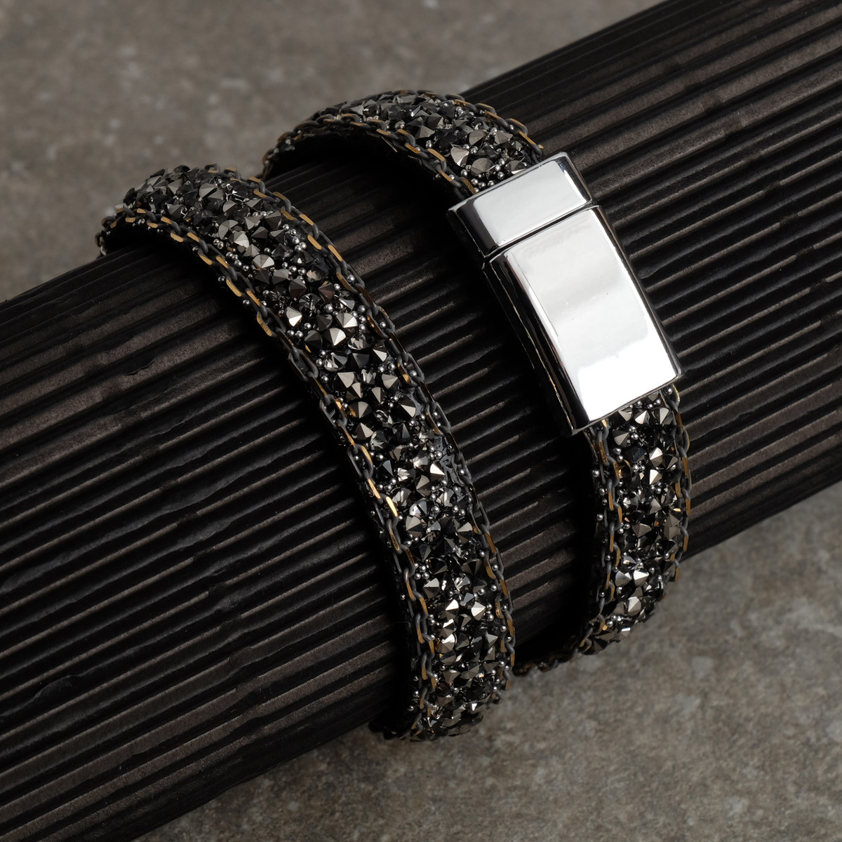 

Браслет Queen fair Каменная роскошь, россыпь, цвет серый в серебре, L 37 см, Каменная роскошь, россыпь, цвет серый в серебре, L 37 см