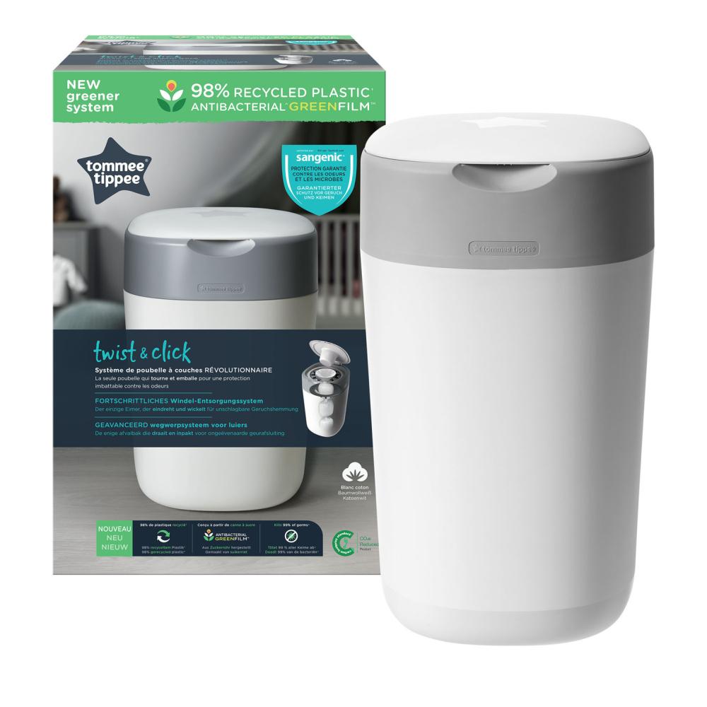 фото Утилизатор для использованных подгузников tommee tippee twist & click, white 85100102