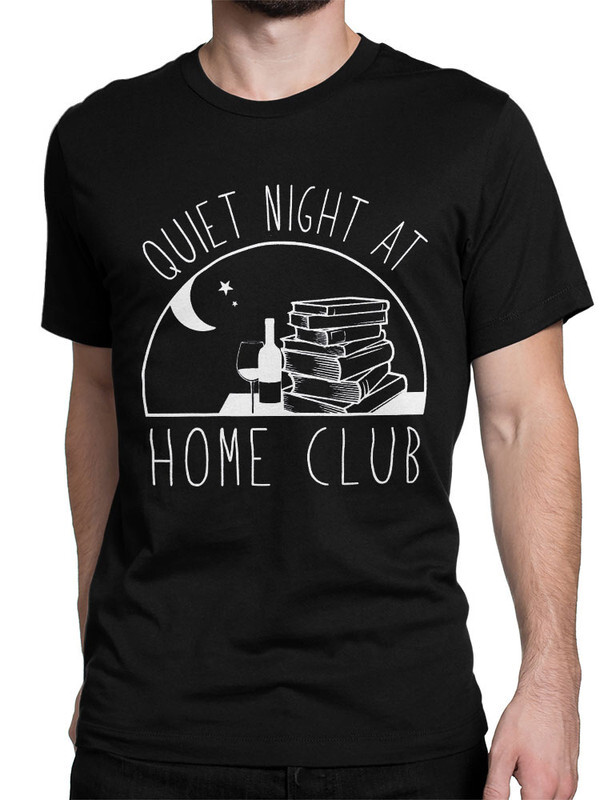 фото Футболка мужская design heroes quiet night at home club черная 2xl