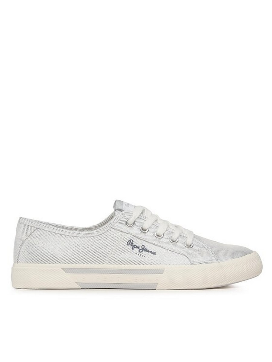 

Кеды женские Pepe Jeans London Brady Party W PLS31439 серые 38 EU, Серый, Brady Party W PLS31439