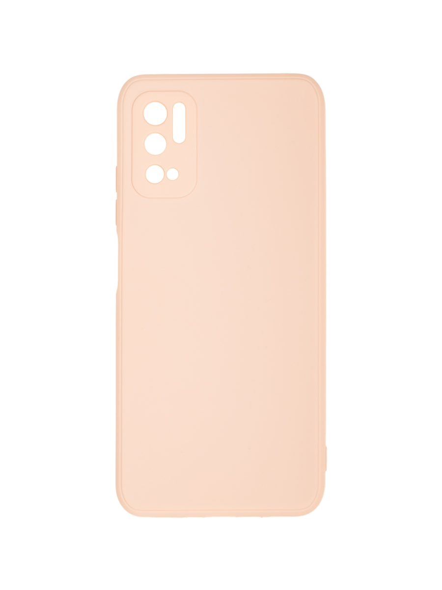 Чехол для xiaomi poco m3 pro, xiaomi redmi note 10t с микрофиброй, пыльно-розовый