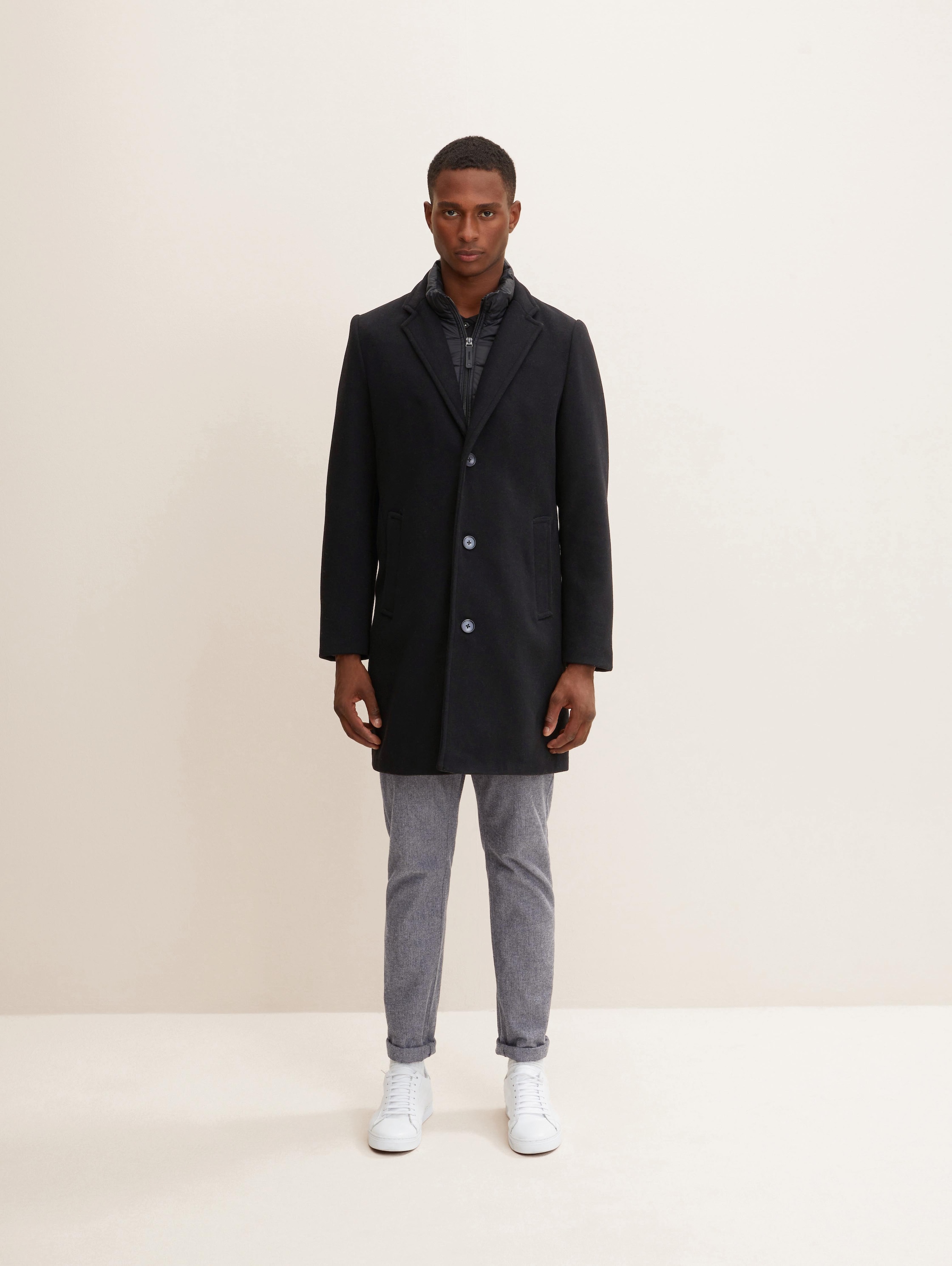 

Пальто мужское TOM TAILOR 1032505 черное M, Черный, 1032505