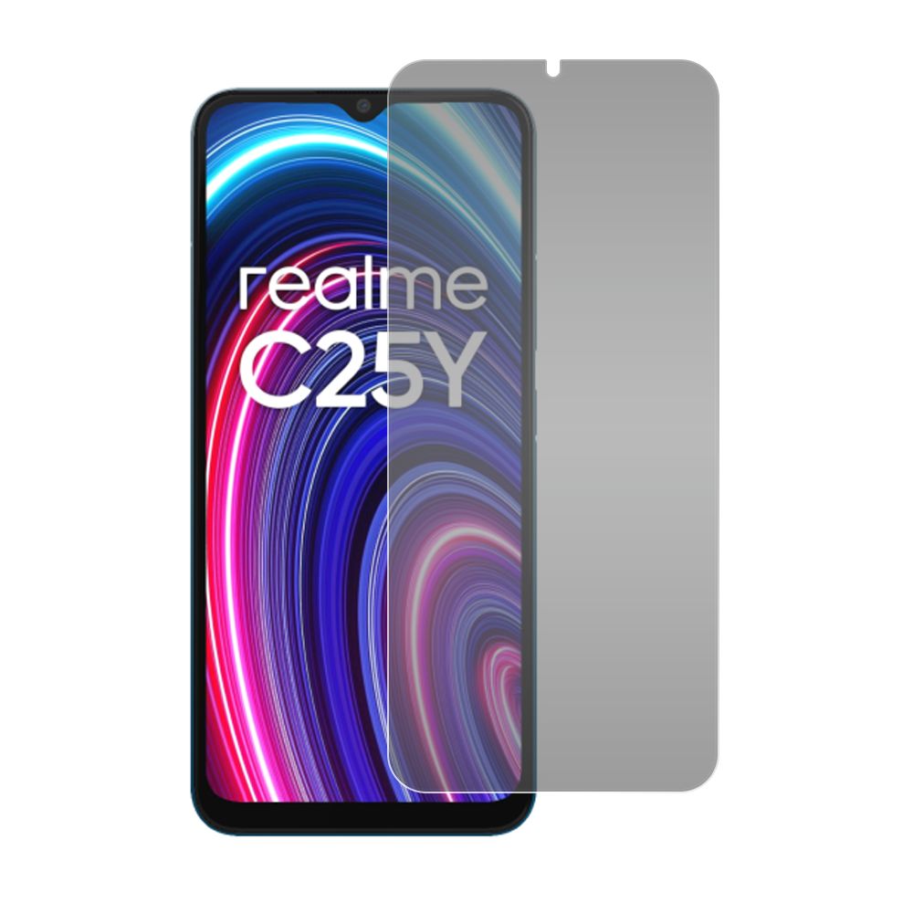 

Стекло защитное гибридное Антишпион Krutoff для Realme C25Y
